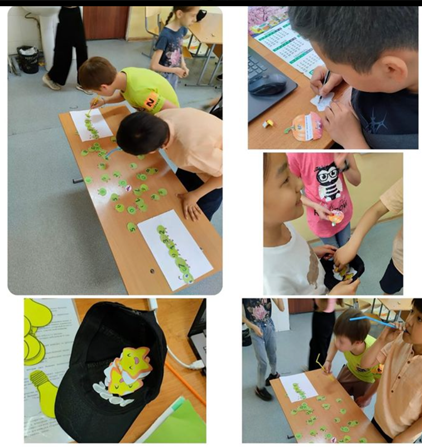 Дидактическая игра Гусенички