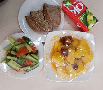 Тағамдар мәзірі 3 апта 3 күн(18.12.2024)