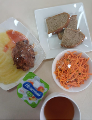 Тағамдар мәзірі 1 апта 2 күн (04.03.2025)