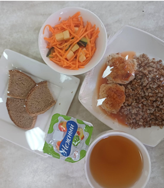 Тағамдар мәзірі 3 апта 2 күн(18.03.2025)