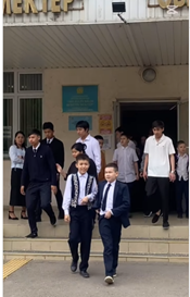 №91 ЖББМ  - те "Сейсмикалық оқу-жаттығу өткізілді"